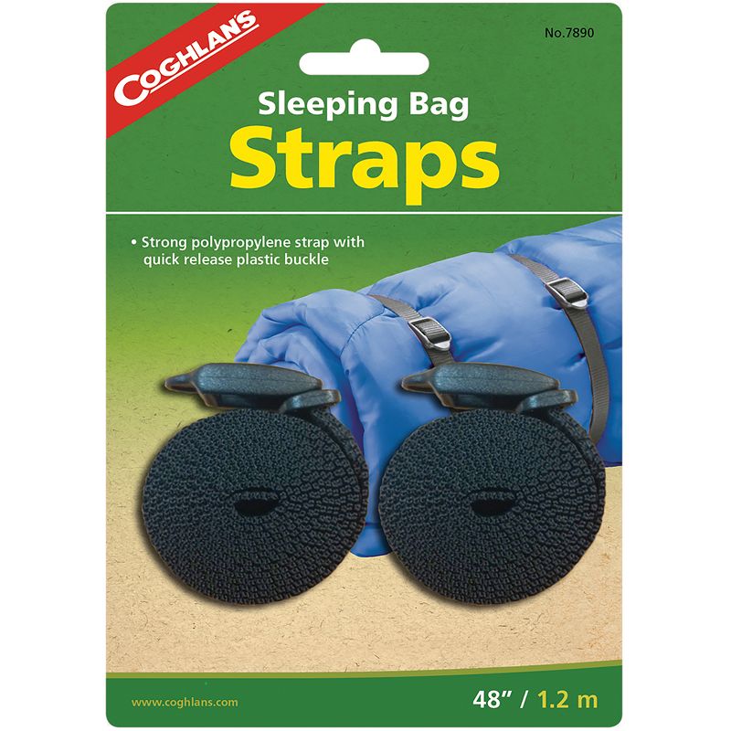 Coghlan's Sleeping Bag Straps (2 Pack), 48" Length with Quick Release Buckle, 1 of 3