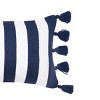 C&F Home Cabana Stripes with Tassels Pillow Collection - 3 of 4