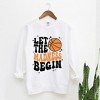 Simply Sage Market Women's Garment Dyed Graphic Sweatshirt Madness Begin Basketball - 3 of 4