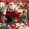 Christmas Themed Retro Patchwork Carpet - 4 of 4