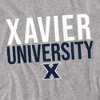 Xavier University Official Stacked Unisex Adult T-Shirt, Athletic Heather - image 2 of 4