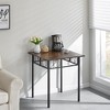 Dining Assemble Metal& Wood Seat Modern Style for Dining Room Decor Folding Retro Chair - 3 of 4