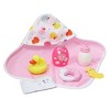 JC Toys La Newborn All Vinyl 13" Realistic Baby Doll Bathtub Set 8pc Gift Set - 4 of 4