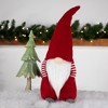 Northlight Plush "Hands in Pocket" Boy Gnome Christmas Figure - 20" - Red and White - 2 of 4
