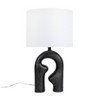 Storied Home Modern Abstract Sculptural Table Lamp with Drum Shade - image 3 of 4