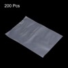 Unique Bargains Transparent Glossy Tear Resistant Dust-proof Plastic Poly Bags 200 Pcs - 3 of 3