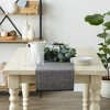 Design Imports 2-Tone Ribbed Table Runner - 3 of 4