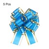 Unique Bargains Christmas Wedding Car Basket Gift Wrapping Big Pull Bow 5 Pcs - 3 of 4