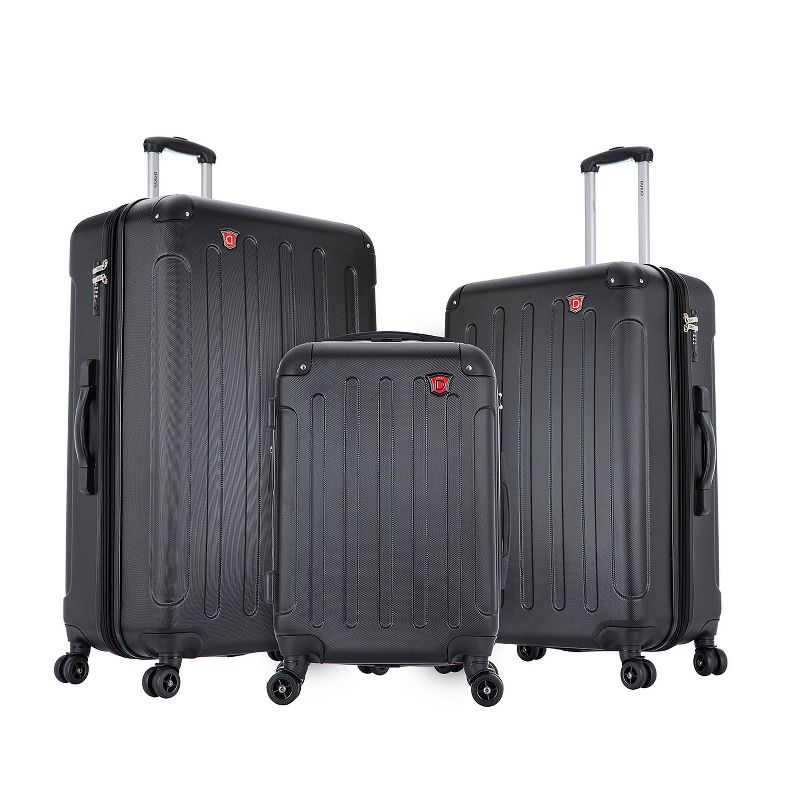 DUKAP Intely Smart 3pc Hardside Checked Luggage Set with Integrated Weight Scale and USB Port, 4 of 13