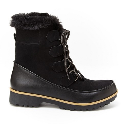 Jbu Women's Brunswick Winter Boot Size 7 In Black : Target
