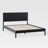 Saracina Home Queen Fluted Headboard Bed Black - 3 of 4