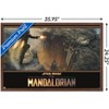 Trends International Star Wars: The Mandalorian Season 2 - Base Battle Framed Wall Poster Prints - 3 of 4