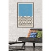 Trends International Geometric - Blue Framed Wall Poster Prints - 2 of 4