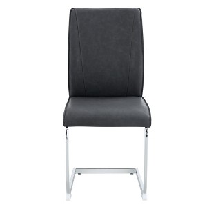 Ridstar 4 Piece Arch Dining Chairs, Armless Chair For Dining Room-Gray - 1 of 4