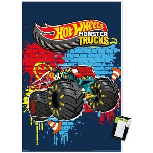 Trends International Mattel Hot Wheels - Monster Trucks Smash Unframed Wall Poster Prints - 1 of 4
