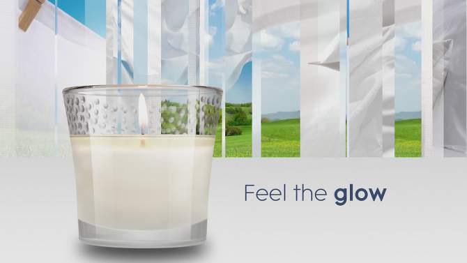 Glade Two Pack Candles Clean Linen - 6.8oz/2ct, 2 of 19, play video
