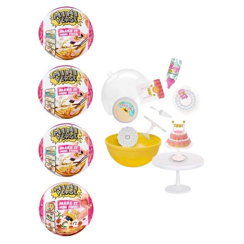 Mga's Miniverse Make It Mini Food Diner Series 2 Pastry Shop Bundle Mini  Collectibles 4pk : Target