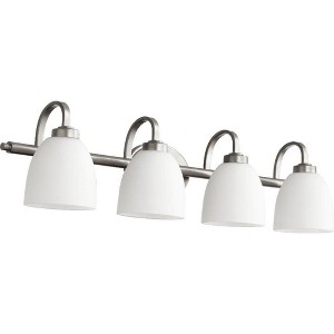 Quorum Lighting Reyes 4-Light Classic Nickel Fan with Shade - 1 of 1