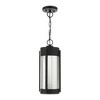 Livex Lighting Sheridan 2 - Light Pendant in  Black/Brushed Nickel - 3 of 4