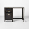 48" Reeded Glass & Wood Kitchen Island with Seating Nook - Hearth & Hand™ with Magnolia - 3 of 4
