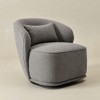 KINWELL Modern Boucle Upholstered 360° Swivel Accent Chair - 4 of 4