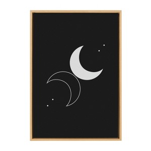 Kate and Laurel Sylvie Mystic 9 Framed Canvas by Jake Goossen, 23x33, Natural - 1 of 4