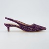 CUSHIONAIRE Women's Buzz Kitten Heel Sling Back Dress Shoe +Memory Foam, Wide Widths Available - 4 of 4