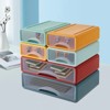 YIYIBYUS Desk Organiser With 6 Drawers, Plastic Office Table Organiser - 2 of 4