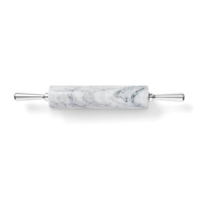 Marble Rolling Pin with Metal Handles White - Fox Run, 4 of 5