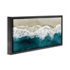 Stupell Industries Foamy Beach Coast Deep Ocean, 31" x 14" - 3 of 4