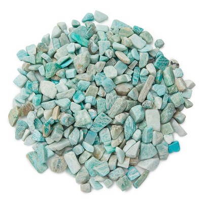 Okuna Outpost Natural Amazonite Crystals, Bulk Raw Crystals and Healing Stones, Home Décor (1 lbs)