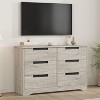 6 Drawer Dresser for Bedroom,Modern Double Dresser Organizer with Embedded Handles Design - 2 of 4
