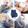 FURNIinspire Sofas Power Lift Recliner Sofas with Massage and Heat for Elderly People for Living Room, Blue,39.8"*29"*41" - 3 of 4