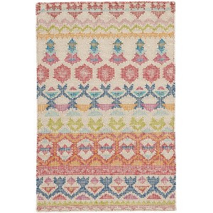 Annie Selke - Dash & Albert Stony Brook Multi Hand Loom Knotted Cotton Rug - 1 of 4
