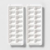 2pk Plastic Ice Trays Mint Green - Room Essentials™ : Target