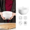 Soup/Cereal Bowls Set of 8, White Ceramic Bowls, Porcelain Bowls for Kitchen Dessert Rice Side Dish Snack Soup Fruits Cereal Ice Cream - 3 of 4