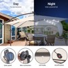 8.2x8.2 FT LED Solar Lighted Patio Offset Umbrella with Fade-resistant - 4 of 4