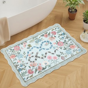 8x10 Area Rugs for Living Room Bedroom Large Washable Rugs, Boho Nursery Rug Non-Shedding Floral Stain Resistant Carpet Accent Rugs for Home - 1 of 4