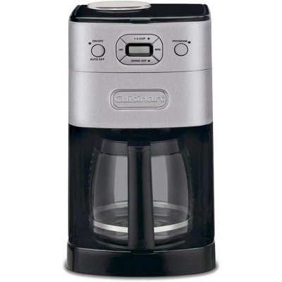 Cuisinart DGB-625BCFR Grind and Brew 12 Cup Automatic Coffeemaker, Brushed Metal - Certified Refurbished