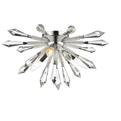 Z-Lite Soleia 3 - Light Flush Mount in  Chrome
