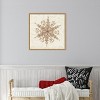 Amanti Art Elegant Season Snowflake I Pink by Daphne Brissonnet Canvas Wall Art Print Framed 22 x 22-in. - 4 of 4