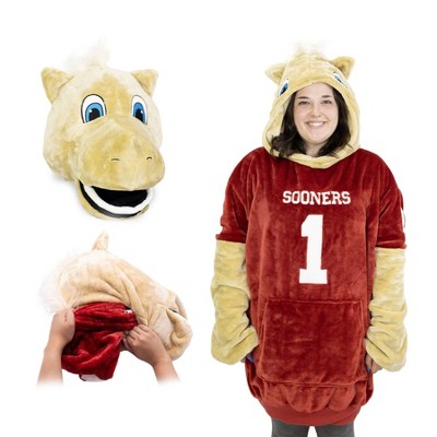 University of Oklahoma Boomer Snugible Blanket Hoodie & Pillow
