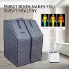 LOVMOR Portable Gothic Roof Plus Type Full Size Steam Sauna tent with Foldable Chair, Remote Control, Spa, Therapy & Relaxation at home - 4 of 4