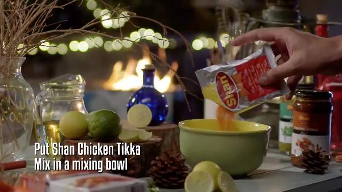 Shan Recipe &#38; Seasoning Mix - Chicken Tikka - 1.76oz, 2 of 8, play video