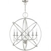 Livex Lighting Aria 6 - Light Pendant in  Brushed Nickel - 4 of 4