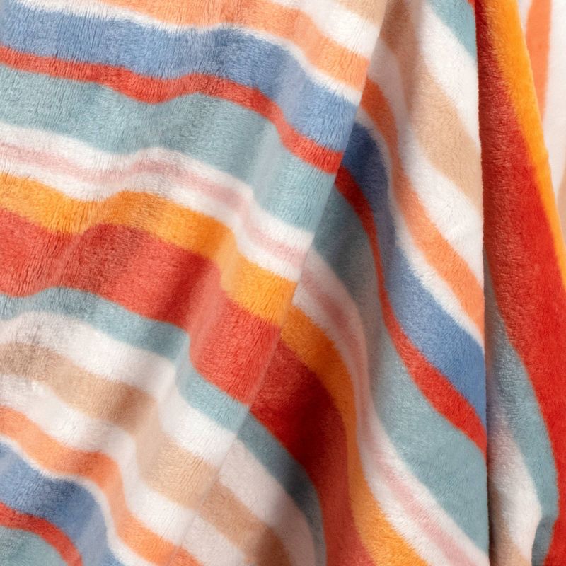 Wavy Striped Printed Plush Throw Blanket - Room Essentials&#8482;, 5 of 6