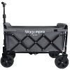 KTMBDW 29.5'' Collapsible Wagons Carts, Heavy Duty Folding Beach Wagon Cart with Wheels, Portable Utility Outdoor Wagon for Camping - 3 of 4