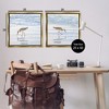 Stupell Industries Seaside Sandpiper Birds Black Framed Floater Canvas Wall Art - 3 of 4