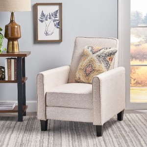 CAVINAS Mid-Century Modern Back Recliner Chair for Adults, Accent Chair for Living Room, Upholstered Single Sofa Chair, Wingback Chair - 1 of 4