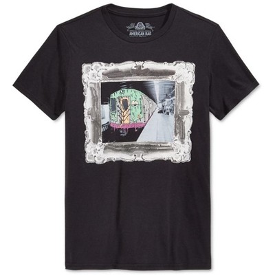 American Rag Mens Subway Station Graphic T-Shirt